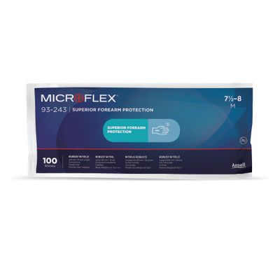 MICROFLEX 93-243 vihreä, paksuus 0,13 mm, pituus 395 mm, 50 kpl