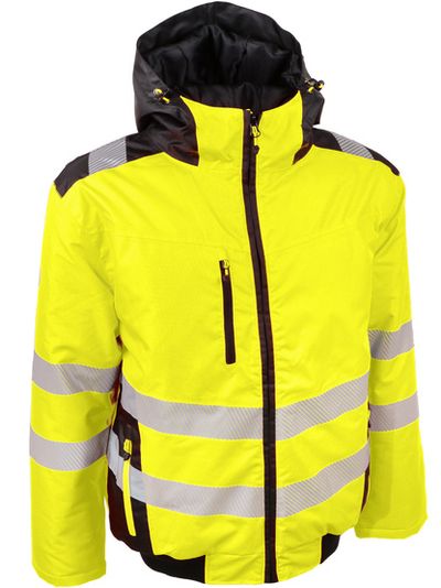 Talvitakki BERGUE Hi Vis keltainen/musta