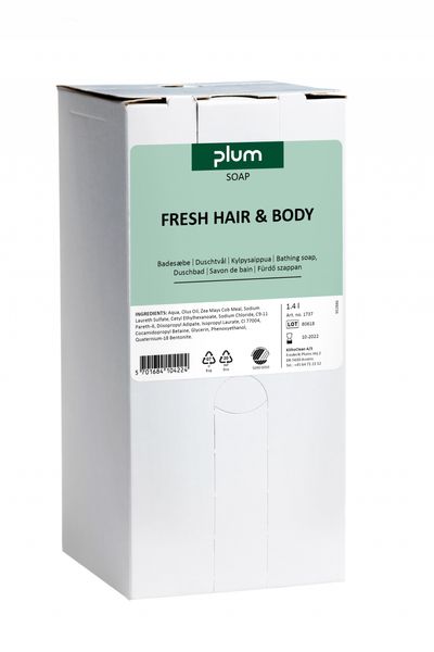 1737 PLUM FRESH HAIR & BODY, 1,4 l nestesaippua 1737 PLUM FRESH HAIR & BODY, 1,4 l nestesaippua