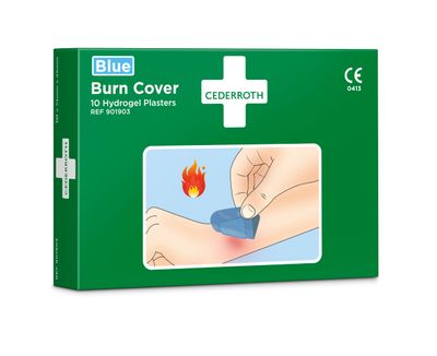 CEDERROTH 901903 BURN COVER palovammalaastari, 10 kpl CEDERROTH 901903 BURN COVER palovammalaastari, 10 kpl