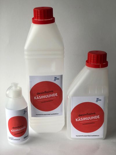 Käsidesi 65-75 % kotimainen desinfiointihuuhde 500 ml Käsidesi 65-75 % kotimainen desinfiointihuuhde 500 ml