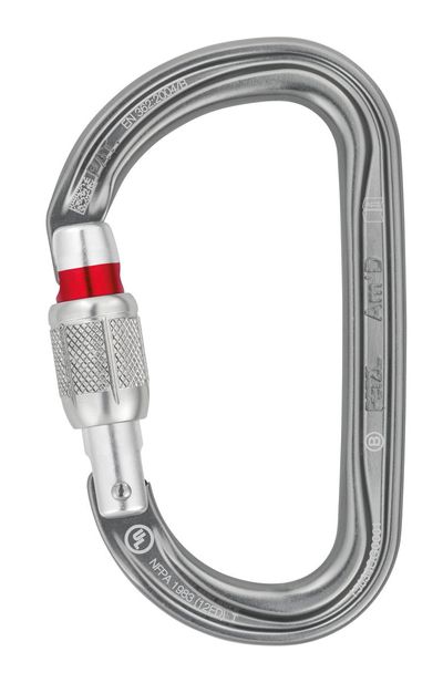 PETZL Am'D Screw-lock sulkurengas, kierrelukitus, alumiinia, avauma 25 mm PETZL Am'D Screw-lock sulkurengas, kierrelukitus, alumiinia, avauma 25 mm