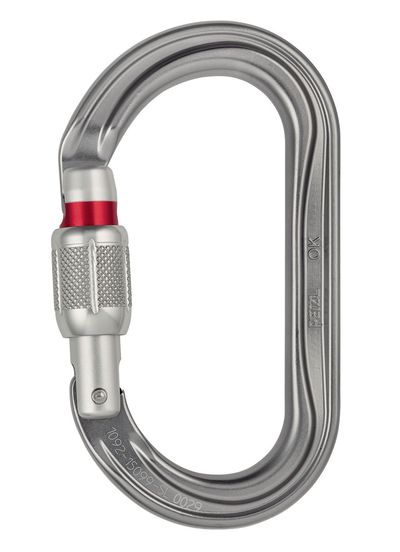 PETZL OK Screw-lock sulkurengas, kierrelukitus, alumiinia, aukeama 22 mm PETZL OK Screw-lock sulkurengas, kierrelukitus, alumiinia, aukeama 22 mm