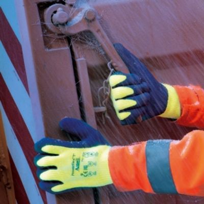POWERFLEX To HI VIZ 80-400, kumipinnoitettu, neonkelt. POWERFLEX To HI VIZ 80-400, kumipinnoitettu, neonkelt.