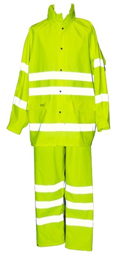SADEASU HI-VIS KELTAINEN, TAKKI JA HOUSUT SADEASU HI-VIS KELTAINEN, TAKKI JA HOUSUT